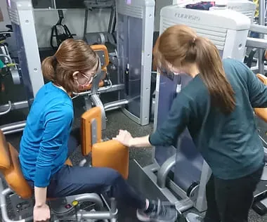 パーソナルトレーニングの様子